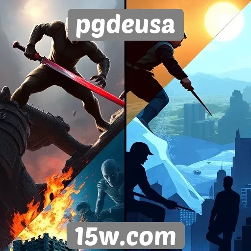 Comparativo de gráficos dos jogos no pgdeusa