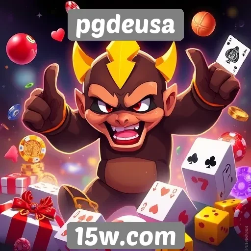 Variedade de jogos disponíveis no site pgdeusa